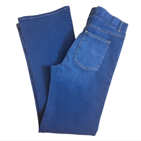 Betabrand Vintage Wash Bootcut Denim Yoga Jeans  Size Large - Picture 5 of 5